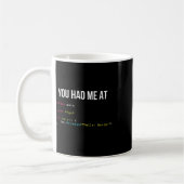 Mug Tu M'as Eu Dès Bonjour Monde Codage Cool Jeux Chri (Gauche)