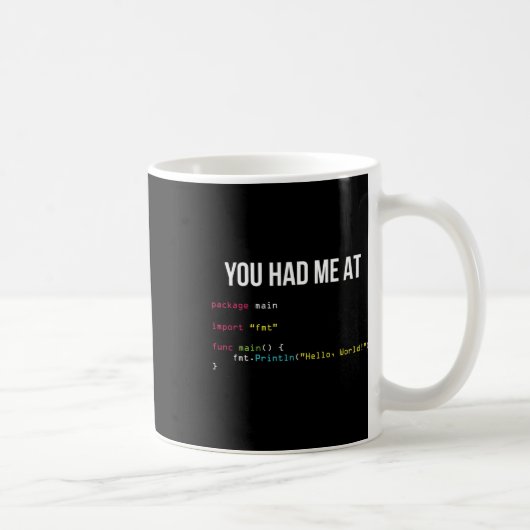 Mug Tu M'as Eu Dès Bonjour Monde Codage Cool Jeux Chri (Droite)