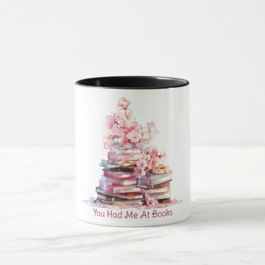 Mug Tu m'as eue aux livres (Centre)