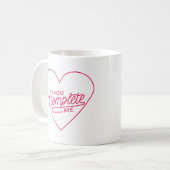 Mug Tu Me Complètes Photo (Devant gauche)