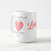 Mug Tu me fais sourire Saint-Valentin (Devant gauche)