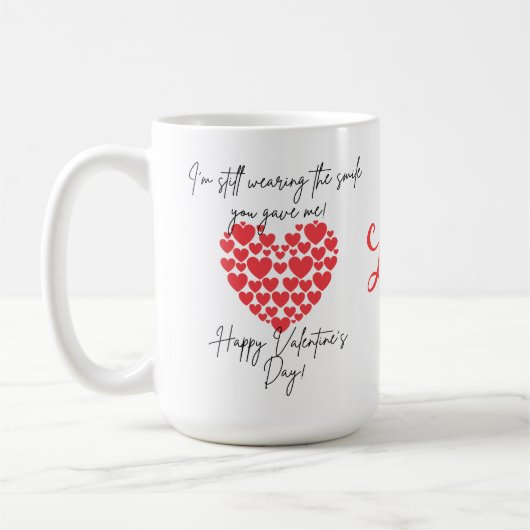 Mug Tu me fais sourire Saint-Valentin (Gauche)