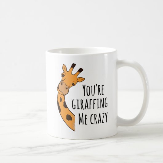 Mug Tu me girafes fou (Droite)