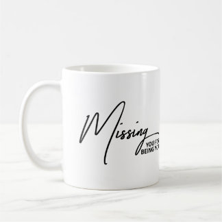 Mug Tu me manques pour être toi Sincère Sentimental