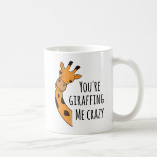 Mug Tu me rends fou avec tes girafes