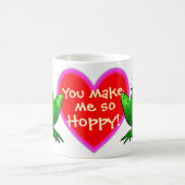 Mug Tu Me Rends Si Heureuse Grenouille Verte Heureuse  (Centre)