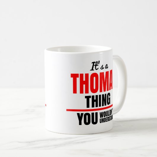 Mug Tu ne comprendrais pas le nom de Thomas (Devant droit)