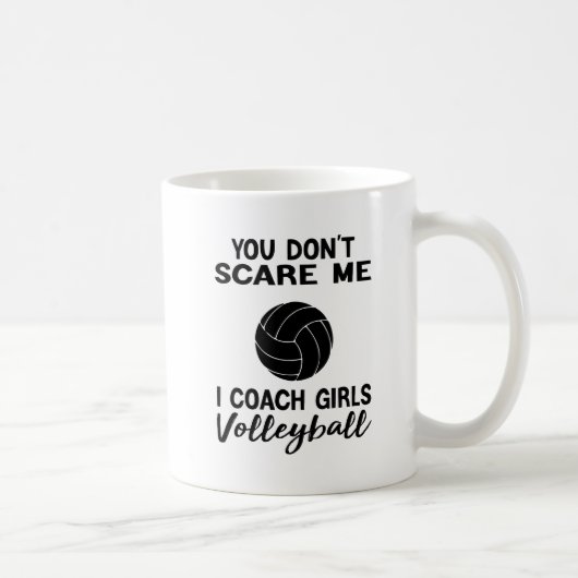 Mug Tu ne me fais pas peur, j'enseigne le volley-ball (Droite)