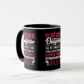 Mug tu ne peux pas faire peur à ma fille-folle (Devant gauche)