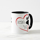 Mug Tu n'es pas mon chien (Devant droit)