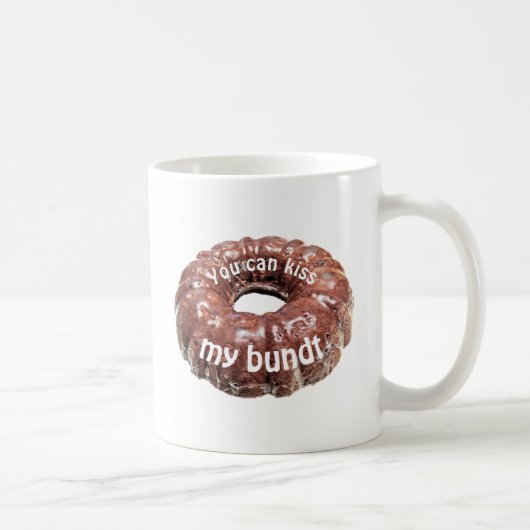 Mug Tu peux embrasser ma blague de gâteau drôle de bun (Droite)