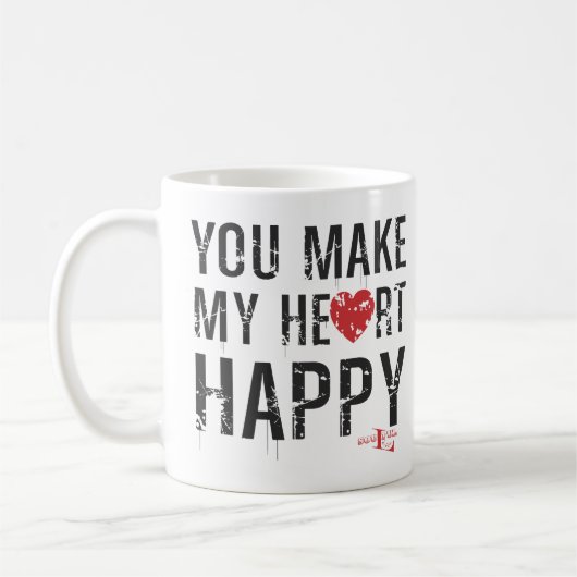 Mug Tu Rends Mon Coeur Heureux (Gauche)