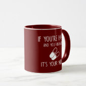 Mug Tu sais que c'est tes médicaments, les étudiants e (Devant droit)