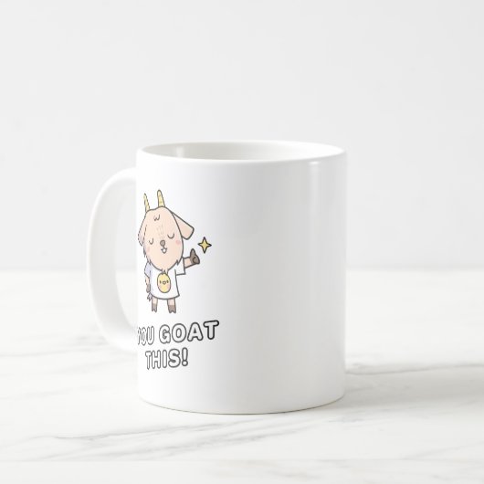 Mug Tu Veux Ça, Mignonne Pun De Chèvre (Devant gauche)