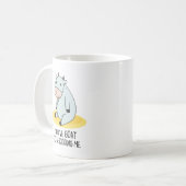 Mug Tu Veux Me Faire Tuer Drôle Chèvre Pun (Devant gauche)