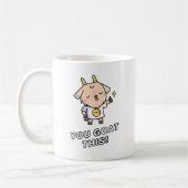 Mug Tu y arrives, Chèvre Drôle (Gauche)