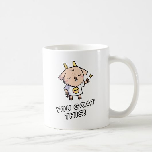 Mug Tu y arrives, Chèvre Drôle (Droite)