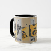 Mug Tuba Et Music Notes (Devant gauche)