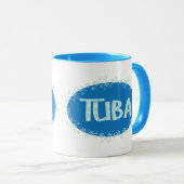 Mug Tuba hiver (Devant droit)