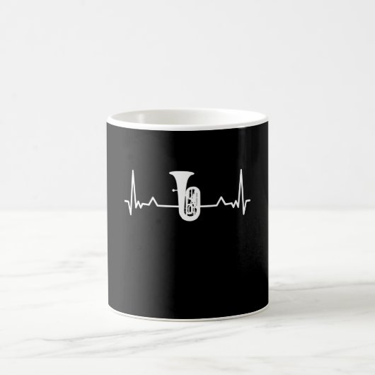 Mug Tuba Marching Band Heartbeat Funny Gift (Centre)