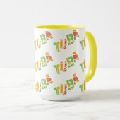 Mug Tuba texte craqué (Devant droit)