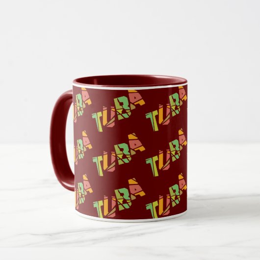 Mug Tuba texte craqué (Devant gauche)