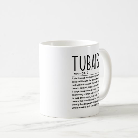 Mug Tubaist (Devant droit)