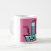 Mug Tube à essai scientifique (Devant gauche)