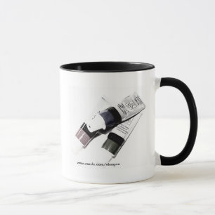 Mug Tubes de peinture acrylique de l'artiste photo