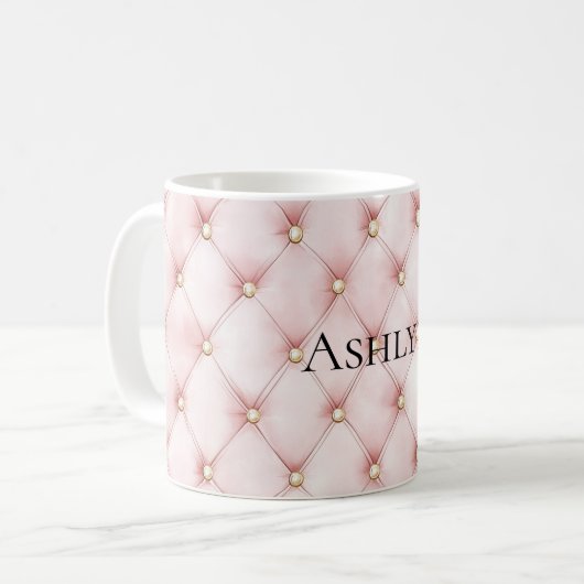 Mug Tubes en or rose (Devant gauche)