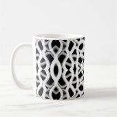 Mug Tubulage Blanc Sur Noir (Gauche)