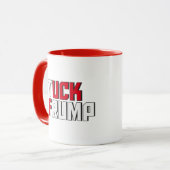Mug Tuck Frump Funny Anti Donald Trump Wordplay (Devant gauche)