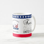 Mug Tucson, Arizona, États-Unis élégant (Devant droit)