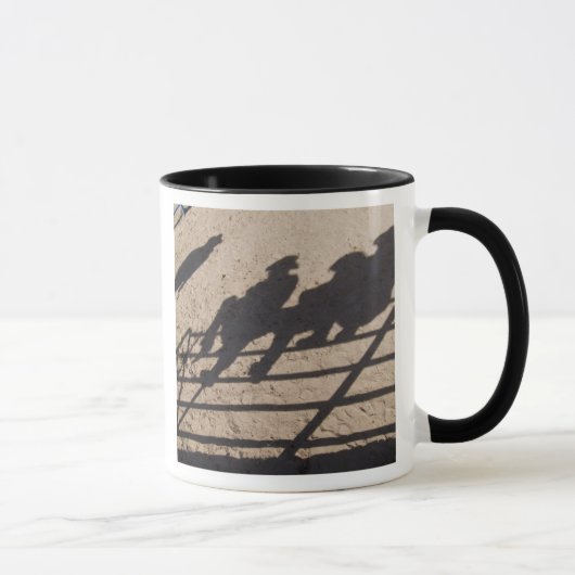 Mug Tucson, Arizona : Ombres de concurrents de Rodéo (Droite)
