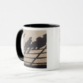 Mug Tucson, Arizona : Ombres de concurrents de Rodéo (Devant gauche)