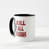 Mug Tuer tous les humains (Devant gauche)