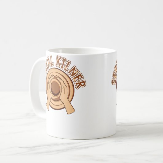 Mug Tueur en série amateur de poterie professionnelle (Devant gauche)