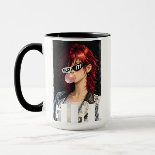 Mug TUEZ-LE ! – Collection Rebelle Bubble-gum (Gauche)