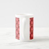Mug Tufté Diamond Or Rouge (Dos)