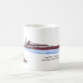 Mug Tug Olive L. Moore et barge Lewis J. Kuber (K&K) (Centre)