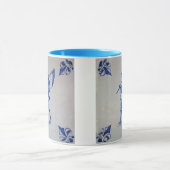 Mug Tuile bleue de Delft - modèle (Centre)