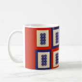 Mug Tuile chanceuse personnalisée de Mahjong de roue (Gauche)