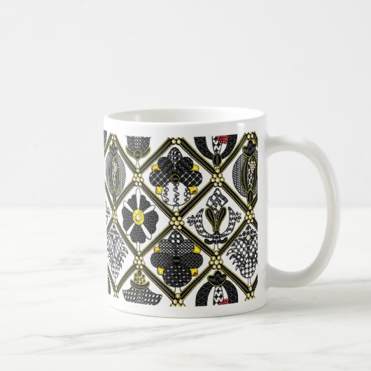 Mug Tuile de Blackwork élisabéthain (Droite)