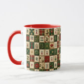 Mug Tuile de Mahjong de Noël (Gauche)