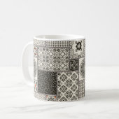 Mug Tuile en patchwork sans couture avec Islam, arabe, (Devant gauche)