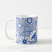 Mug Tuile en patchwork sans couture avec motifs victor (Gauche)