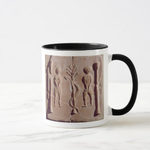 Mug Tuile représentant Adam et Ève, romains