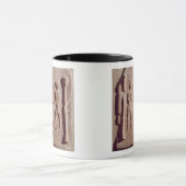 Mug Tuile représentant Adam et Ève, romains (Centre)