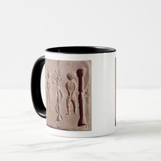 Mug Tuile représentant Adam et Ève, romains (Devant gauche)