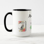 Mug Tuiles de Mahjong Chat (Gauche)